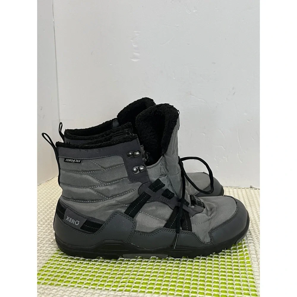 Xero Shoes Alpine Snow Boots Men's Size 10 Gray Waterproof good